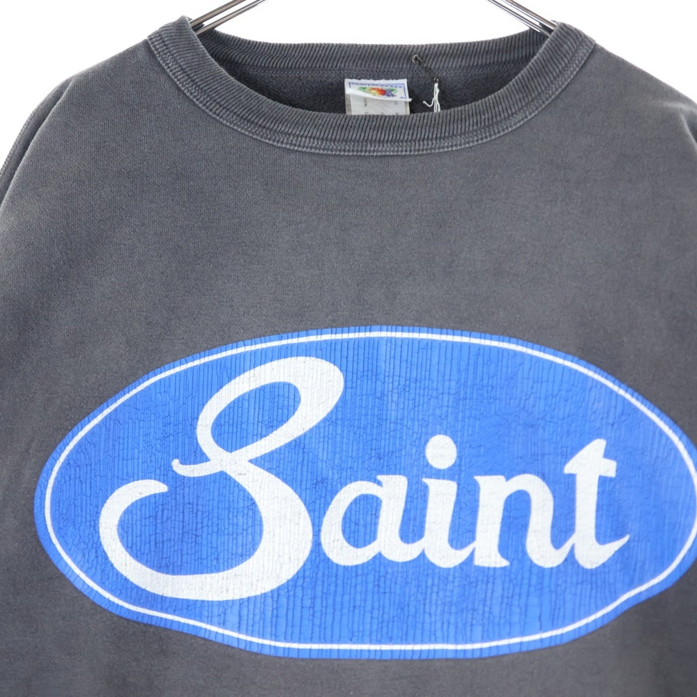 SAINT MICHAEL(セントマイケル) 23AW CRW N SWT ダメージ加工 クルー