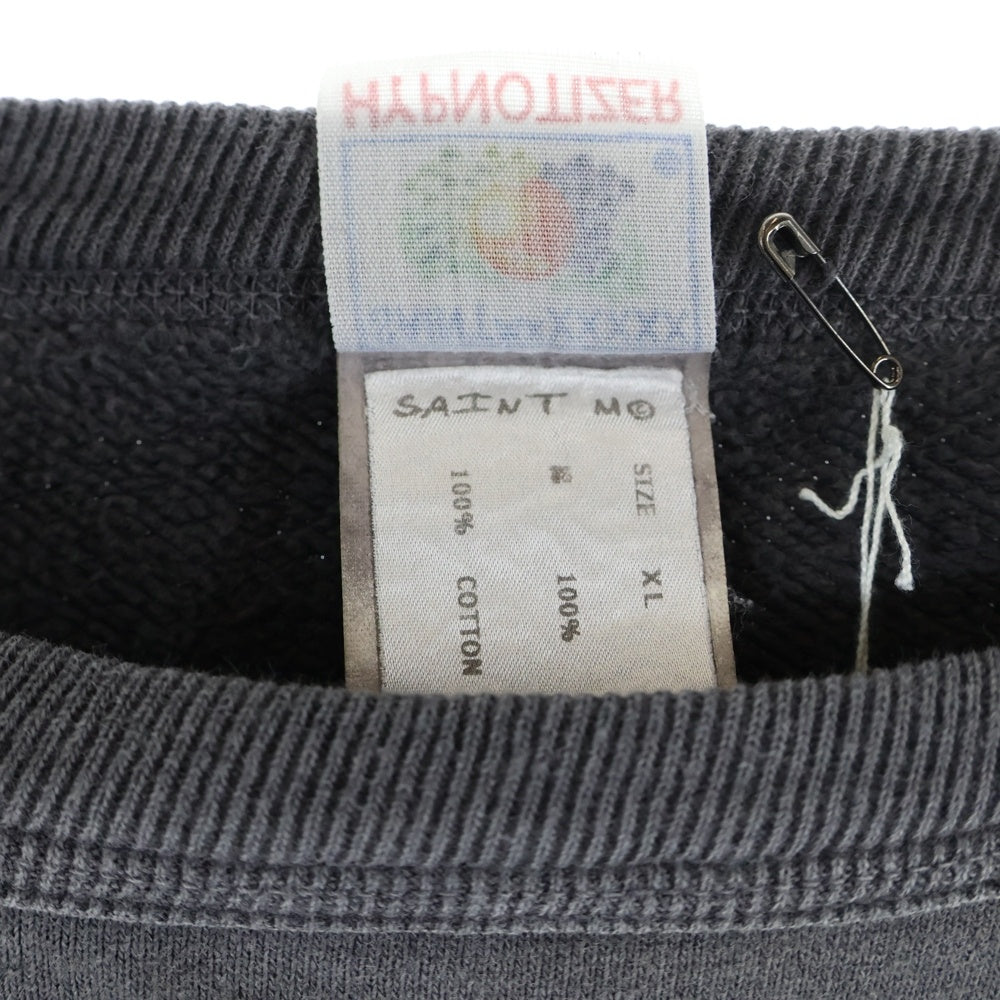 SAINT MICHAEL(セントマイケル) 23AW CRW N SWT ダメージ加工 クルー