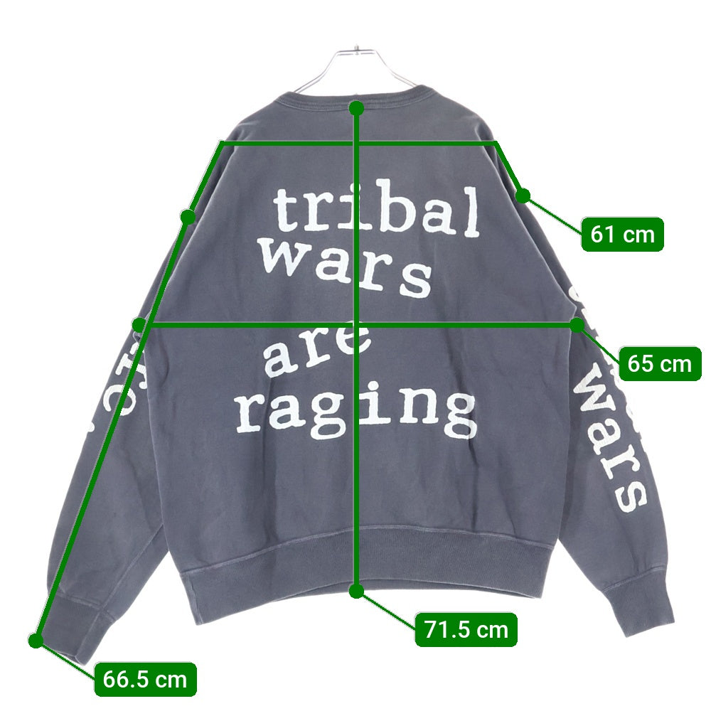 SAINT MICHAEL(セントマイケル) 23AW CRW N SWT ダメージ加工 クルー