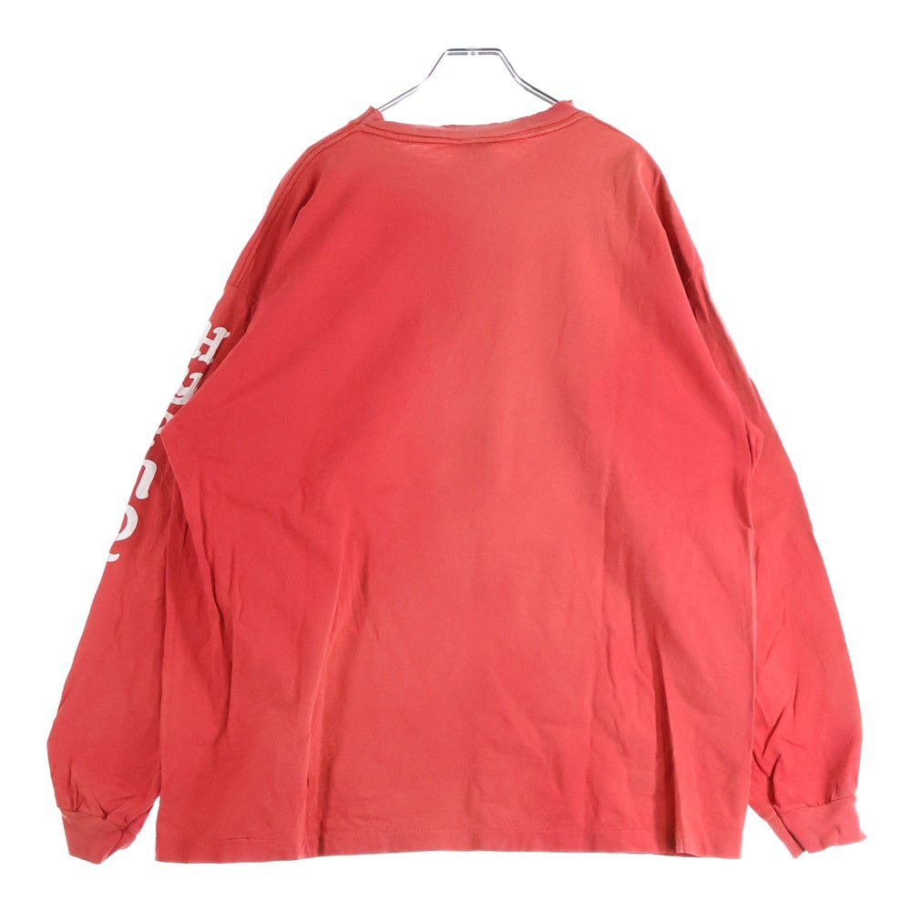 SAINT MICHAEL(セントマイケル) 24SS LS TEE SOFT LOVE ダメージ加工