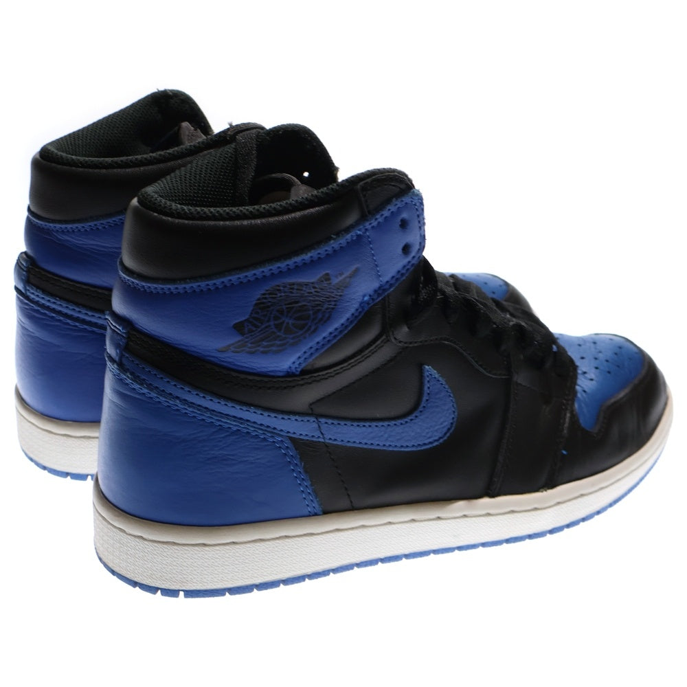 NIKE(ナイキ) AIR JORDAN1 RETRO HIGH OG エアジョーダン1 ロイヤル 2017 ハイカットスニーカー ブルー US9/27cm 555088-007