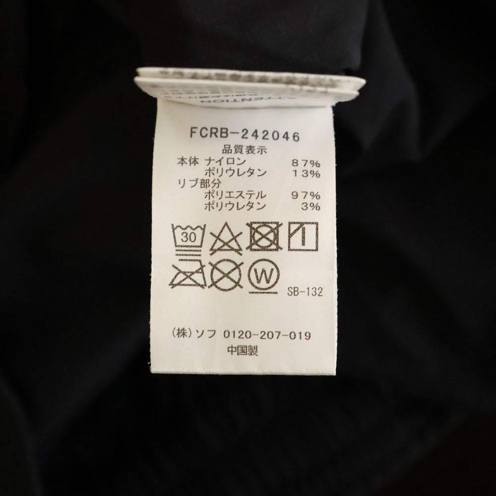 F.C.R.B./F.C.Real Bristol/FCRB(エフシーアールビー/エフシーレアルブリストル) 4WAY STRETCH RIBBED PANTS ストレッチリブパンツ ブラック FCRB-242046