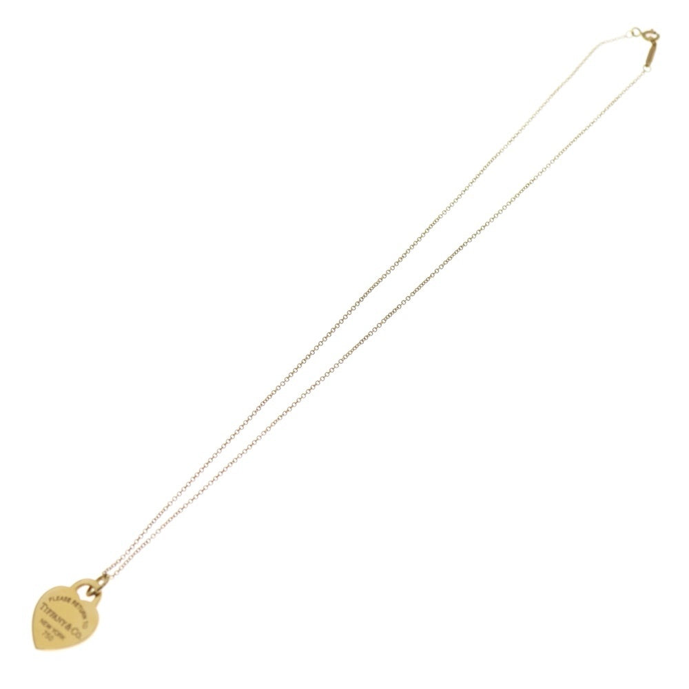 TIFFANY & Co.(ティファニー) K18YG リターントゥ ハートタグ ネックレス ペンダント イエローゴールド レディース