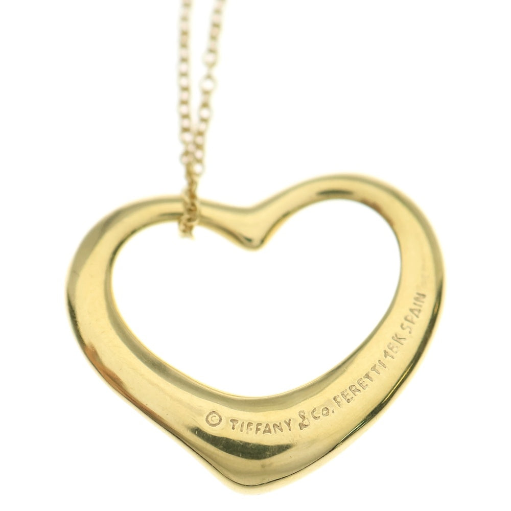 TIFFANY & Co.(ティファニー) K18YG オープンハート ミディアム