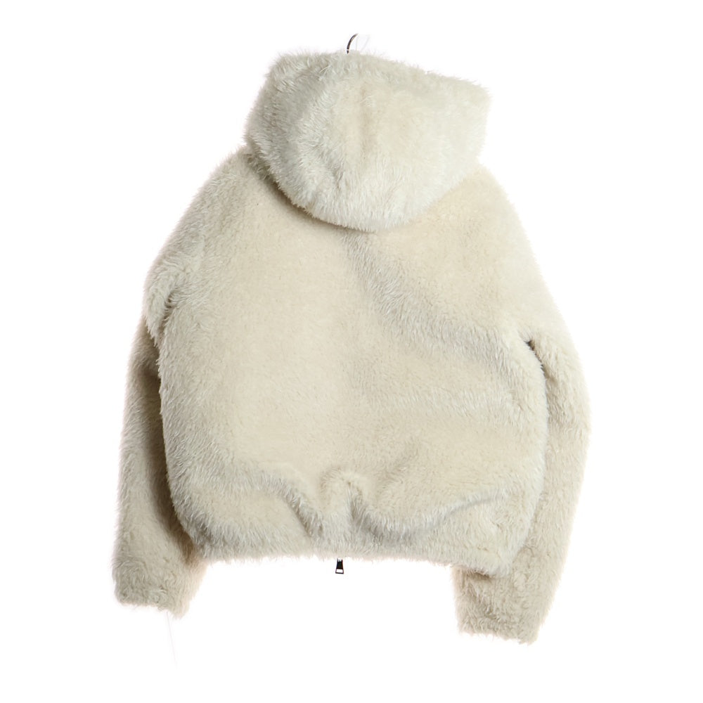 こは様MONCLERリバーシブルダウンコート　アイボリー0 ボアコート MONCLER リバーシブル ボア ダウンコート BAGAUD (MONCLER/ダウン