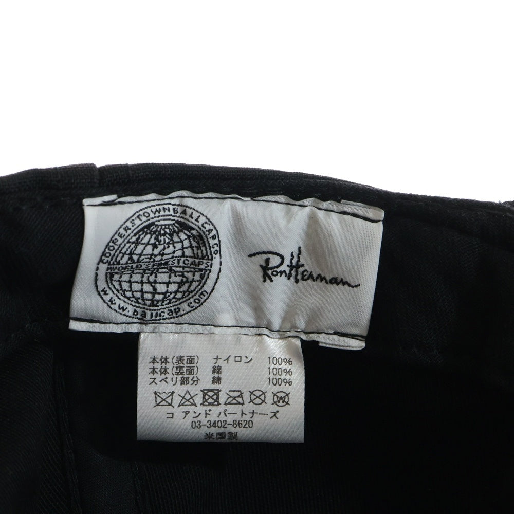 RON HERMAN(ロンハーマン) ナイロン ベースボールキャップ 帽子 ブラック