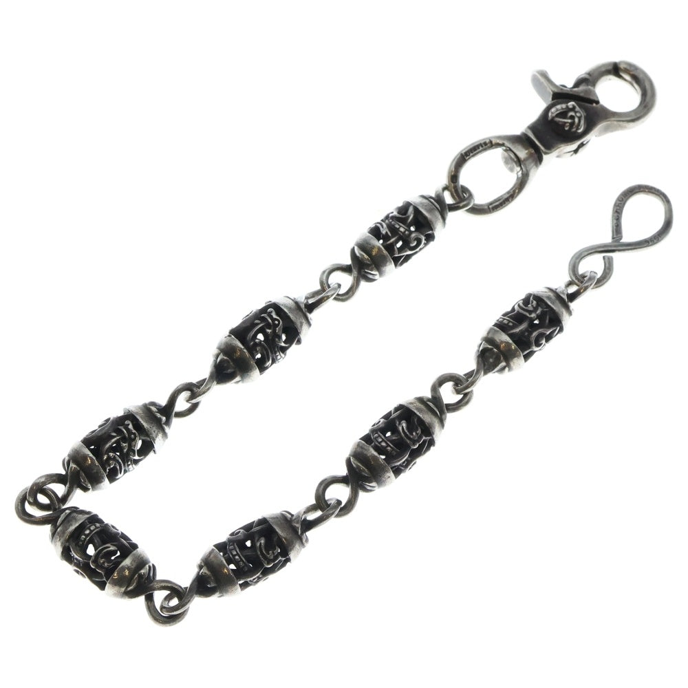 CHROME HEARTS(クロムハーツ) ROLLER C R SHORT-S 1クリップショートケルティックローラー ウォレットチェーン シルバー