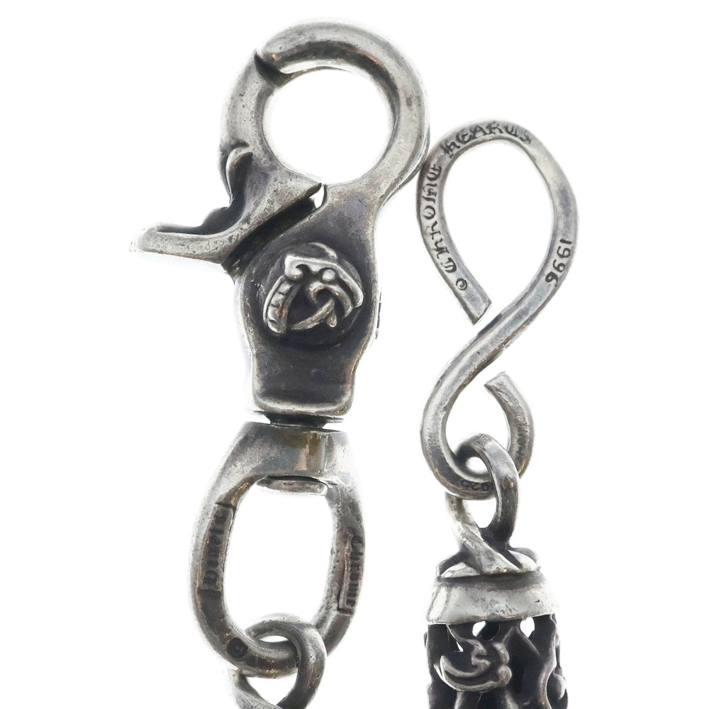 CHROME HEARTS(クロムハーツ) ROLLER C R SHORT-S 1クリップショートケルティックローラー ウォレットチェーン シルバー