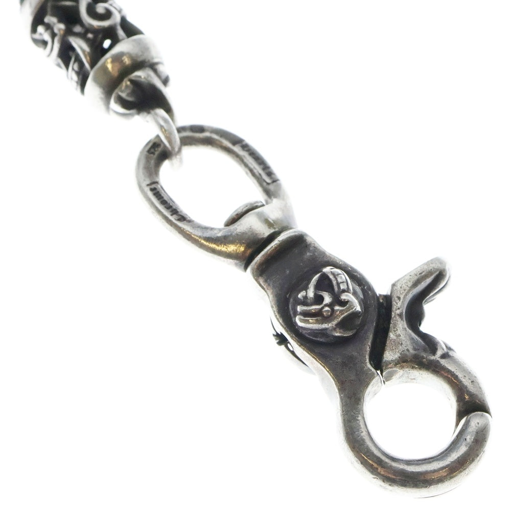 CHROME HEARTS(クロムハーツ) ROLLER C R SHORT-S 1クリップショートケルティックローラー ウォレットチェーン シルバー