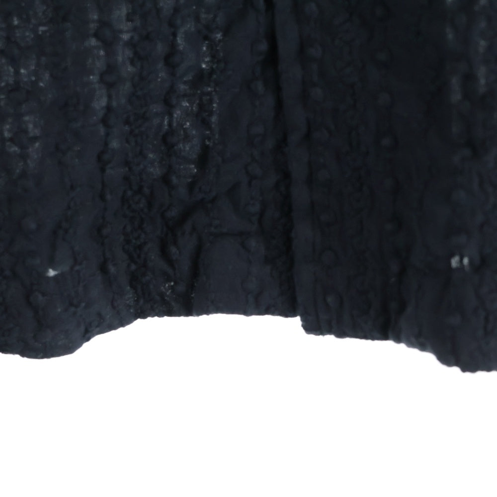 KITH(キス) 22SS OPEN COLLAR SHIRTS オープンカラー 長袖シャツ ブラック