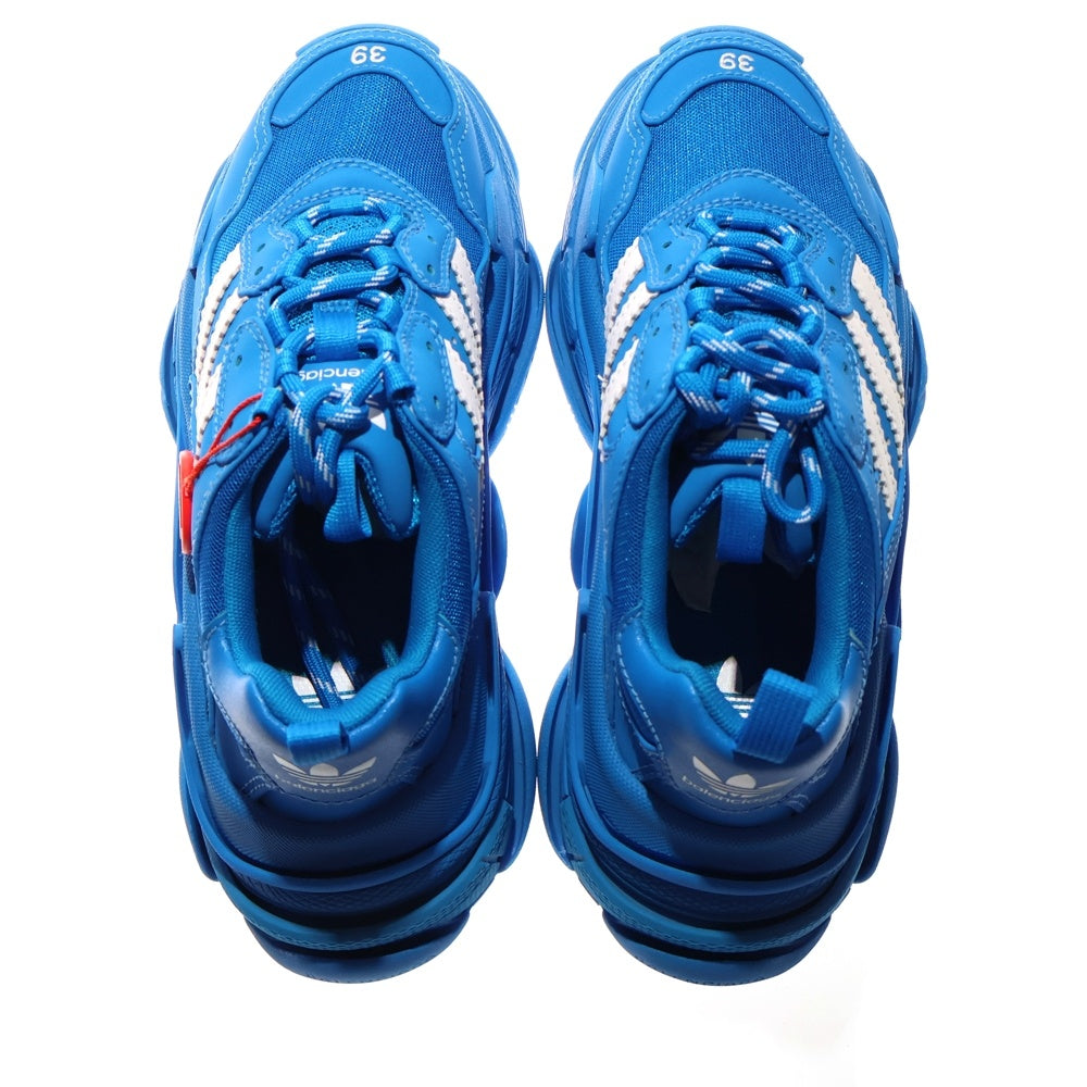 BALENCIAGA(バレンシアガ) ×adidas TRIPLE S TRAINERS アディダス トリプルエス レースアップスニーカー ダッドスニーカー ブルー 712821
