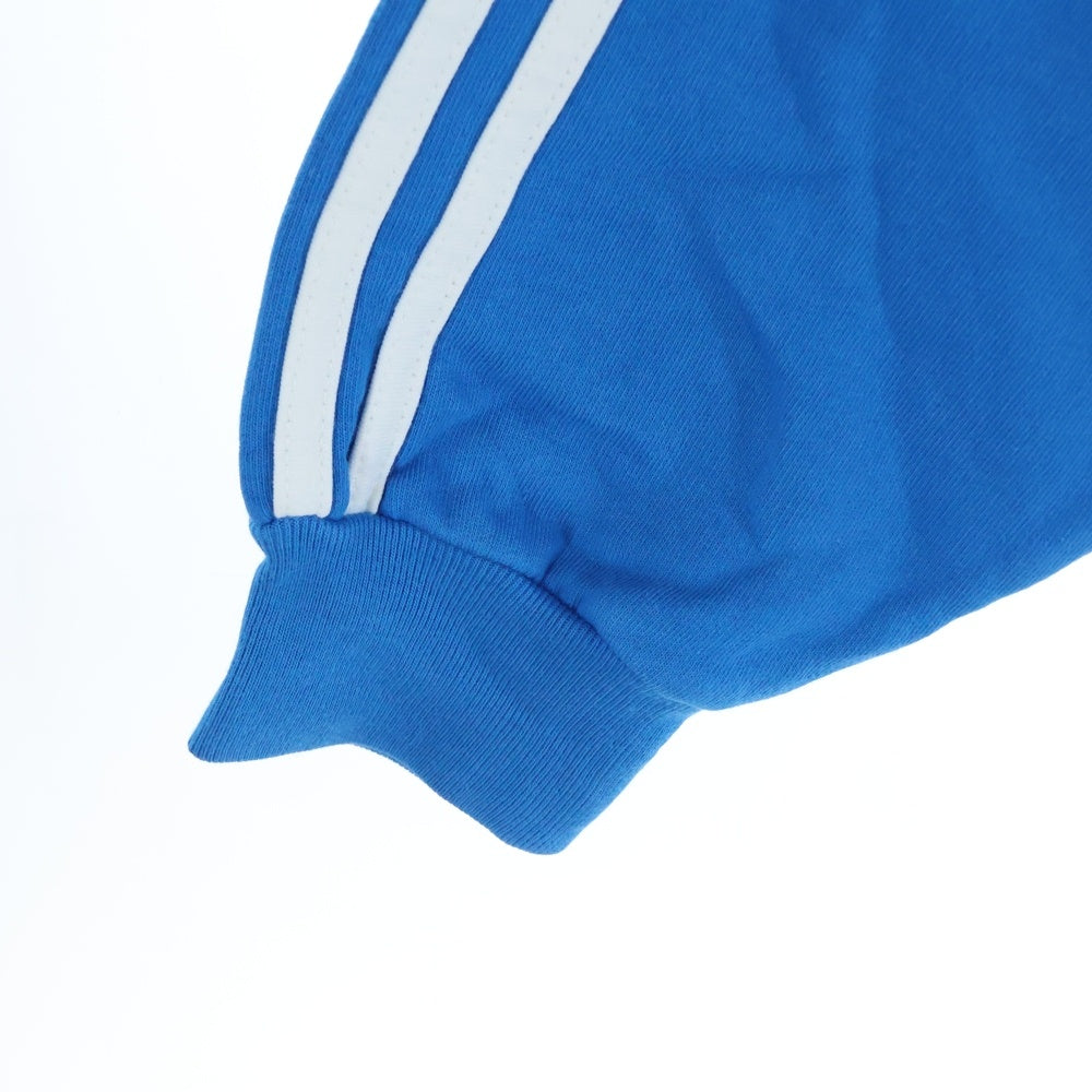 BALENCIAGA(バレンシアガ) 22AW×adidas Hoodie Large Fit アディダス ロゴラージフィットプルオーバーパーカー ブルー 729322 TNVN2