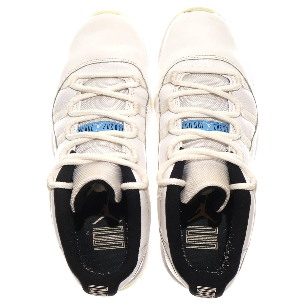 NIKE(ナイキ) AIR JORDAN 11 RETRO LOW LEGEND BLUE エアジョーダン11 レトロ レジェンドブルー ローカットスニーカー ホワイト/ブルー US10/28cm AV2187-117