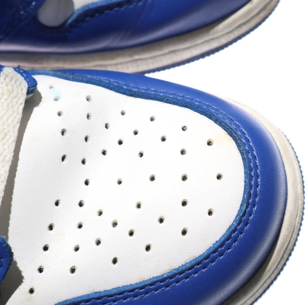 NIKE(ナイキ) AIR JORDAN 1 RETRO HIGH OG STORM BLUE エアジョーダン1 ストームブルー ハイカットスニーカー ブルー/ホワイト US8.5/26.5cm 555088-127