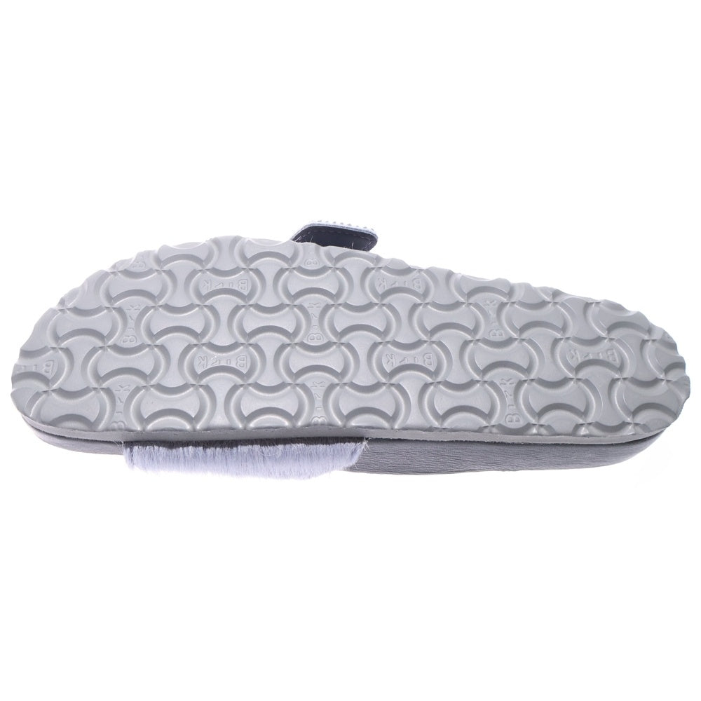 Rick Owens(リックオウエンス) ×BIRKENSTOCK Madrid EXTR ビルケンシュトック ファーサンダル グレー