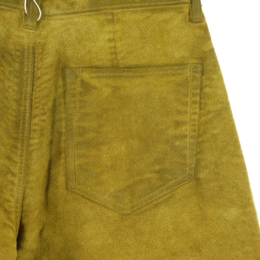 DRKSHDW(ダークシャドウ) Geth Jeans ゲスジーンズ スウェードパンツ イエロー DS02D2305 MO