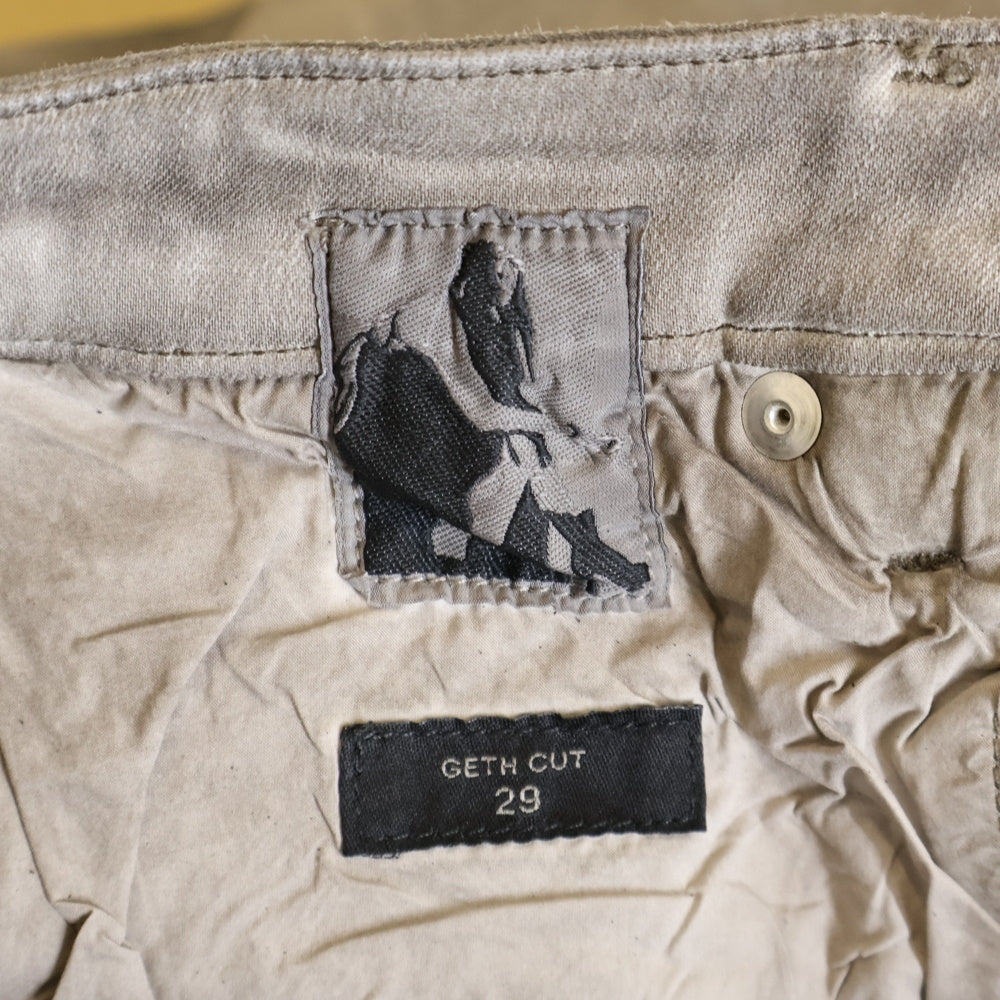 DRKSHDW(ダークシャドウ) Foil Geth Jeans ゲスジーンズ コーティングパンツ グレー DS02D2305-HSCF