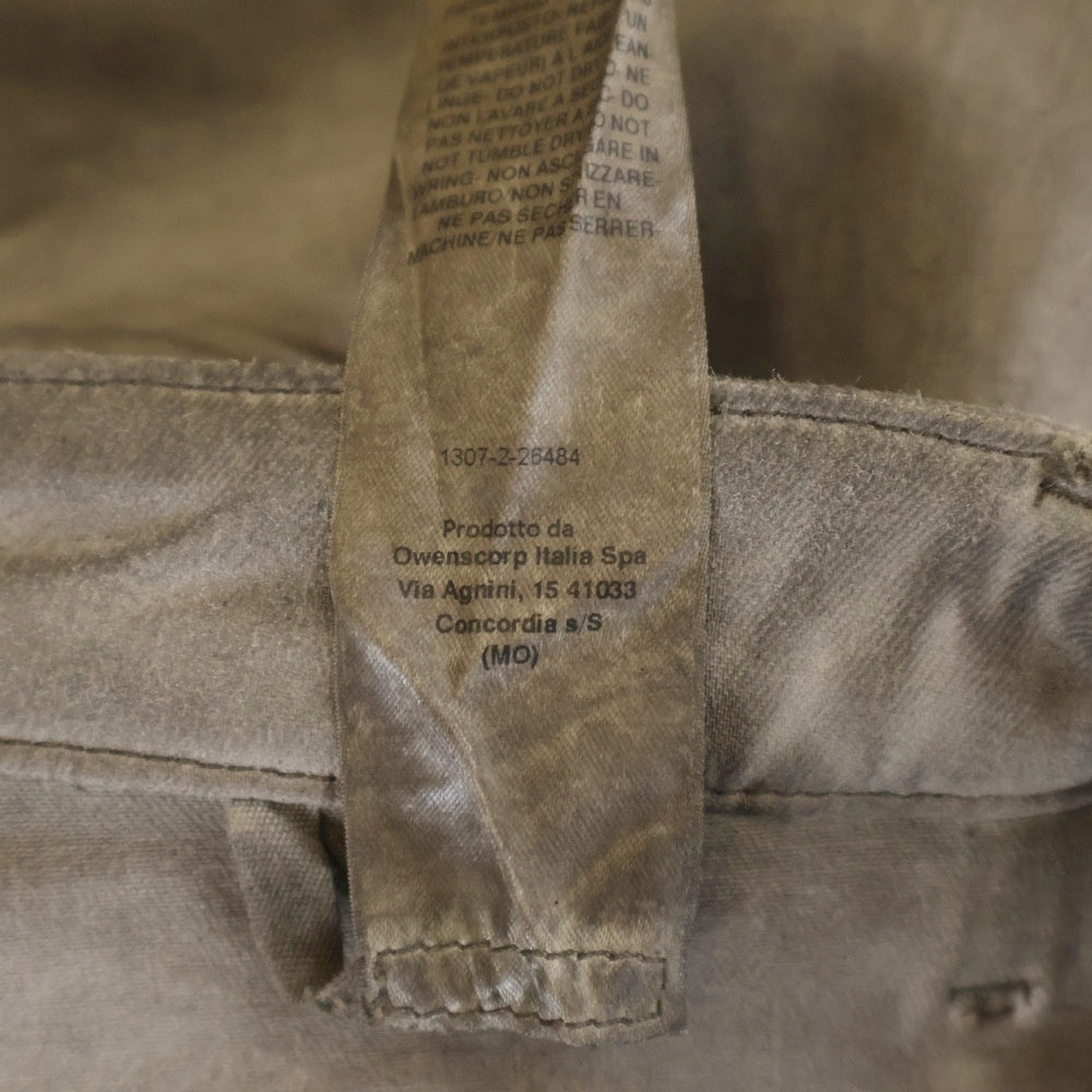 DRKSHDW(ダークシャドウ) Foil Geth Jeans ゲスジーンズ コーティングパンツ グレー DS02D2305-HSCF