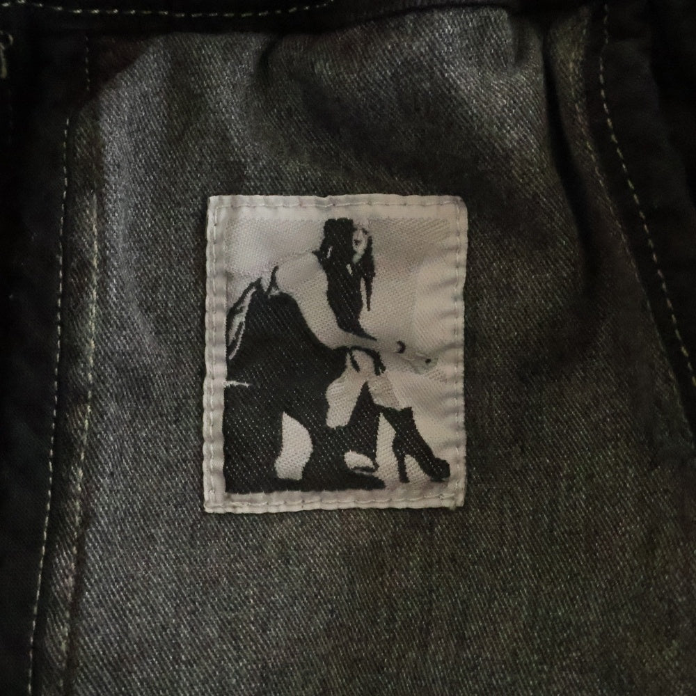 DRKSHDW(ダークシャドウ) 24AW Sun Pusher Pants デニムプッシャーパンツ ブラック DS02D2222-FSUN