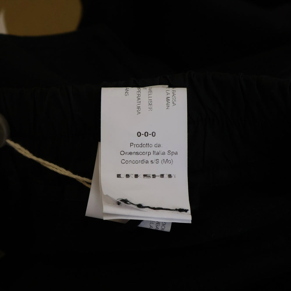 DRKSHDW(ダークシャドウ) 24AW Mastodon Cut Pants マストドンカット ドローストリングパンツ ブラック DS02D2339-RIG