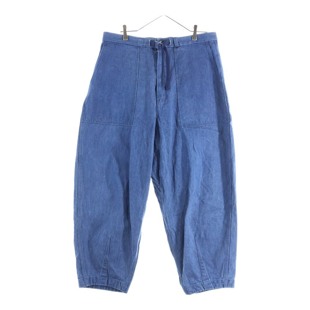 THE NORTH FACE PURPLE LABEL(ノースフェイスパープルレーベル) Denim Field Wide Cropped Pants デニムワイドパンツ フィールドパンツ インディゴ NT5104N