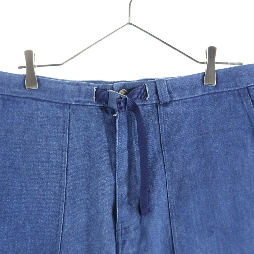THE NORTH FACE PURPLE LABEL(ノースフェイスパープルレーベル) Denim Field Wide Cropped Pants デニムワイドパンツ フィールドパンツ インディゴ NT5104N