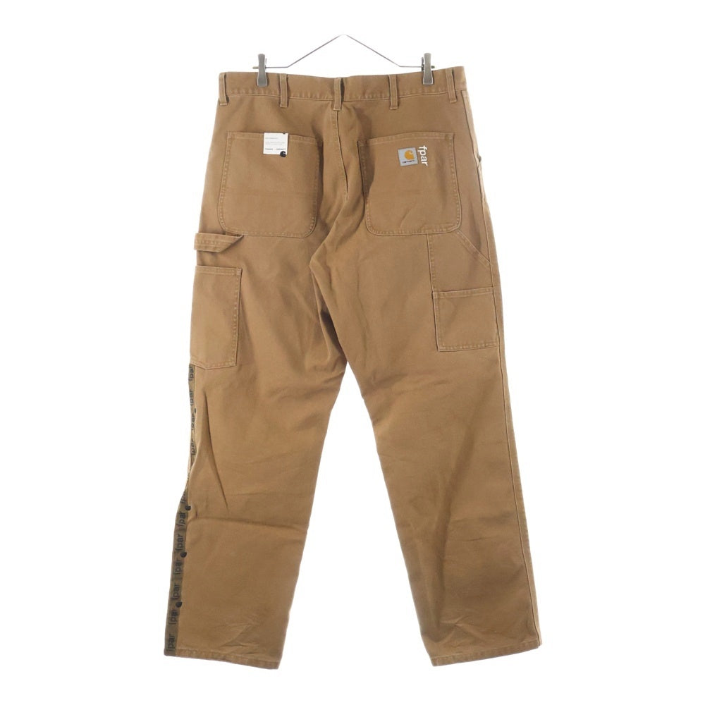 Carhartt WIP(カーハート ダブリューアイピー) ×FPAR SINGLE KNEE PANT フォーティーパーセント アゲインストライツ シングルニー パンツ ブラウン A192062