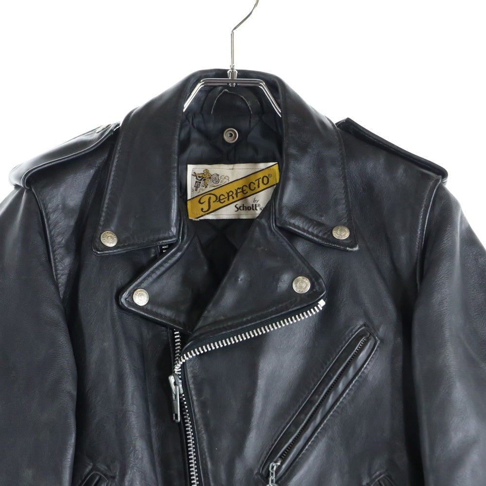 SCHOTT(ショット) 80s Double Riders Jacket ダブルライダースジャケット レザージャケット ブラック
