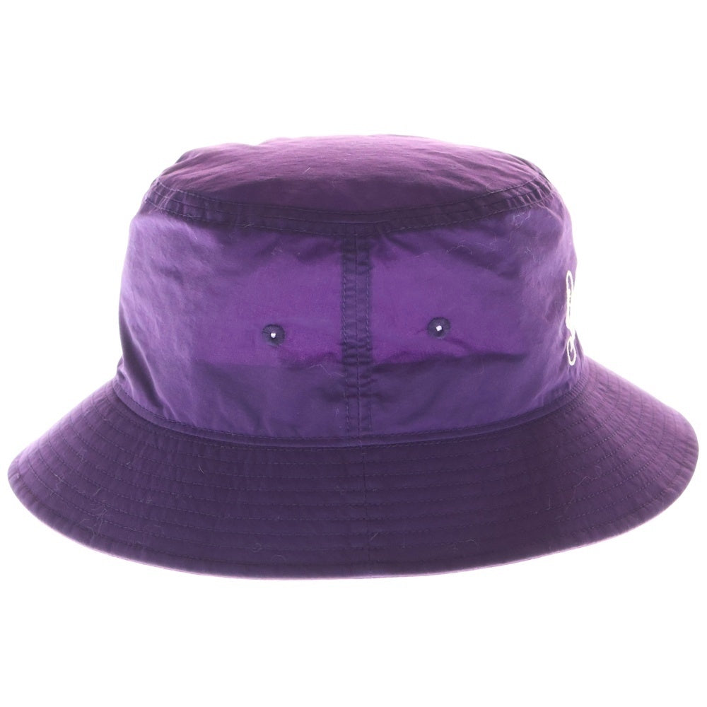 SAINT MICHAEL(セントマイケル) 23SS BUCKET HAT ロゴ刺繍 ナイロンバケットハット 帽子 パープル SM-S23-0000-075