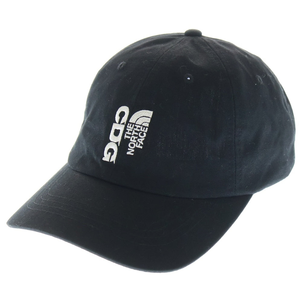 THE NORTH FACE(ザノースフェイス) 23AW ×CDG Norm Hat キャンバス ベースボールキャップ 帽子 ブラック NF0A86KY