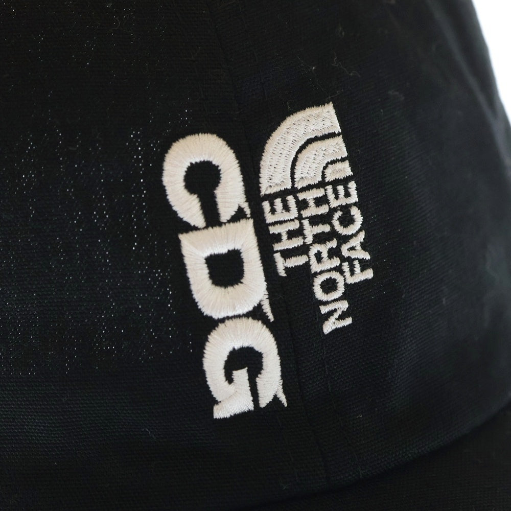 THE NORTH FACE(ザノースフェイス) 23AW ×CDG Norm Hat キャンバス ベースボールキャップ 帽子 ブラック NF0A86KY