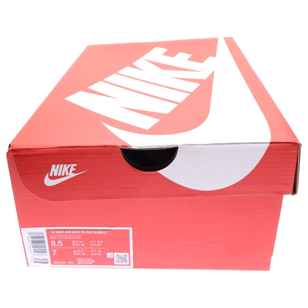 NIKE(ナイキ) WMNS AIR MAX95 BIG BUBBLE エアマックス95 ビッグバブル ローカットスニーカー ブラウン US8.5/25.5cm IB6396-200 レディース