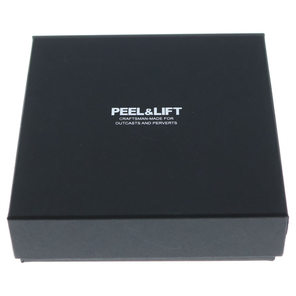 PEEL&LIFT(ピールアンドリフト) LEATHER BRACELET スタッズレザーブレスレット ブラウン
