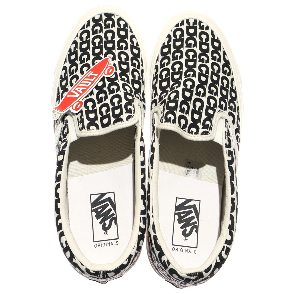 VANS(ヴァンズ) ×Comme des Garcons Og Classic Sli コムデギャルソン スリッポン ローカットスニーカー ホワイト US10/28cm VN0A32QNUY6