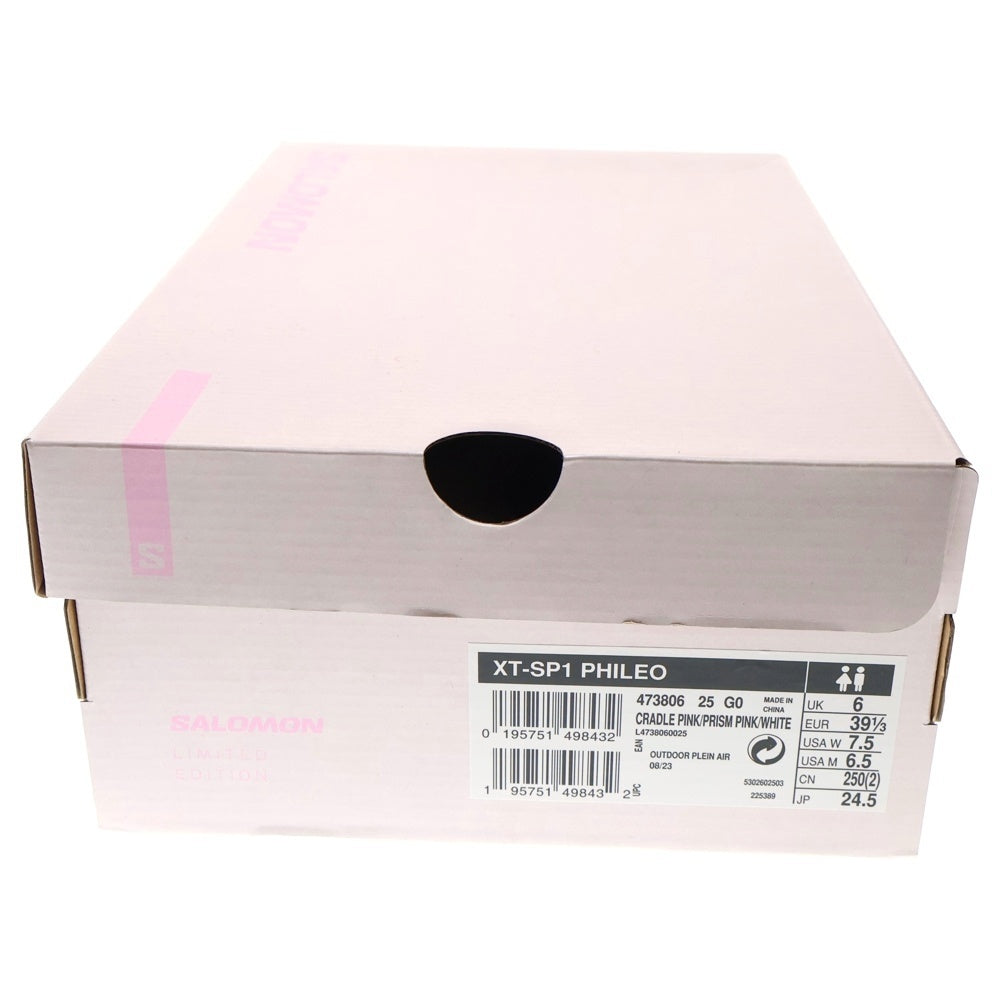 SALOMON(サロモン) XT-SP1 PHILEO フィレオ ローカットスニーカー ピンク レディース US6.5/24.5cm 473806