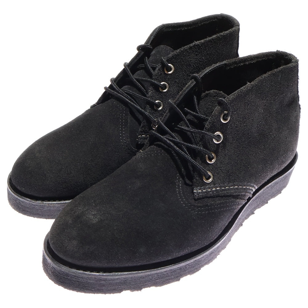 RED WING(レッド ウイング) 3147 Work Chukka ワークチャッカブーツ スウェードハイカットシューズ ブラック