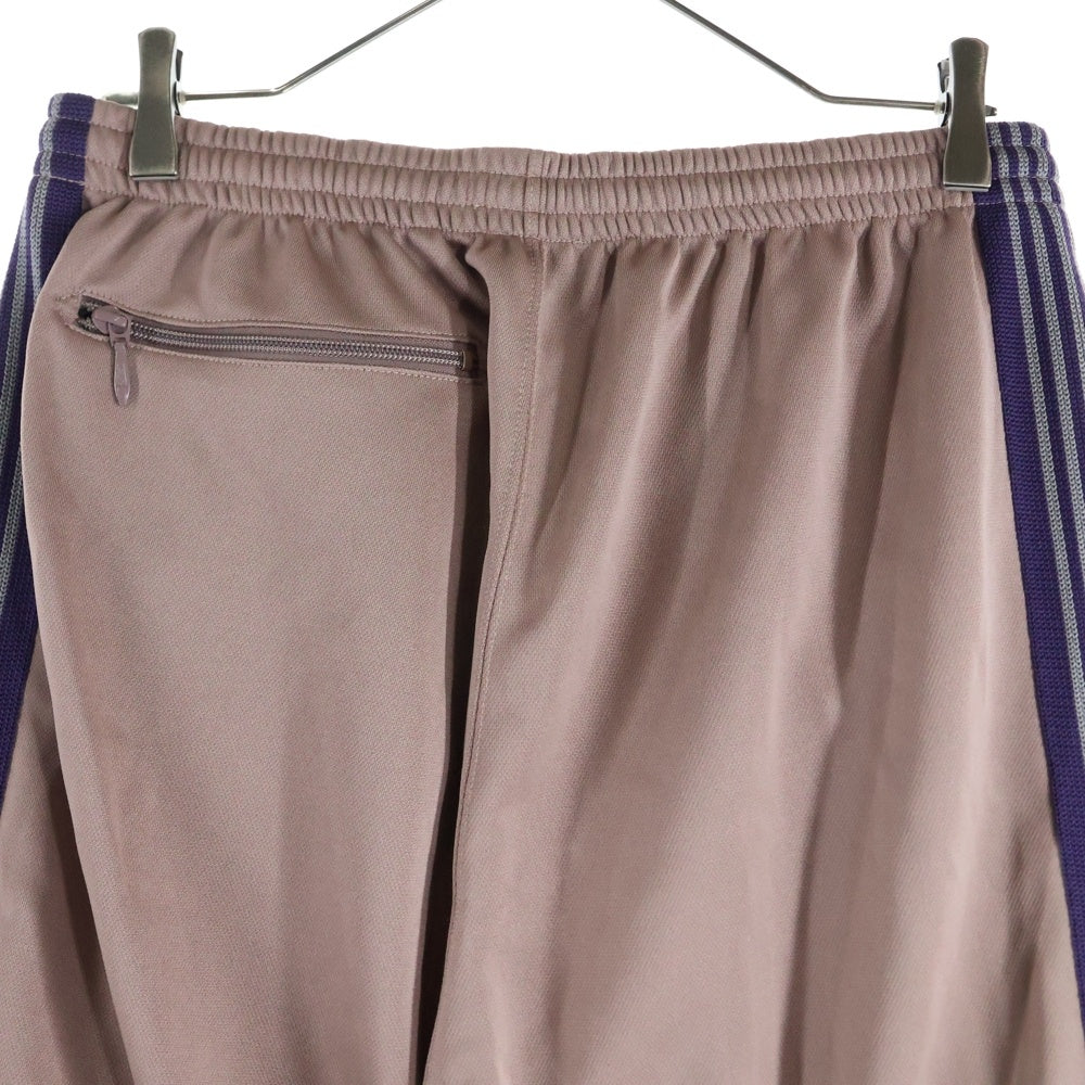 Needles(ニードルス) H.D. Track Pant ロゴ刺繍 ヒザデルトラックパンツ ワイドパンツ ベージュ LQ233