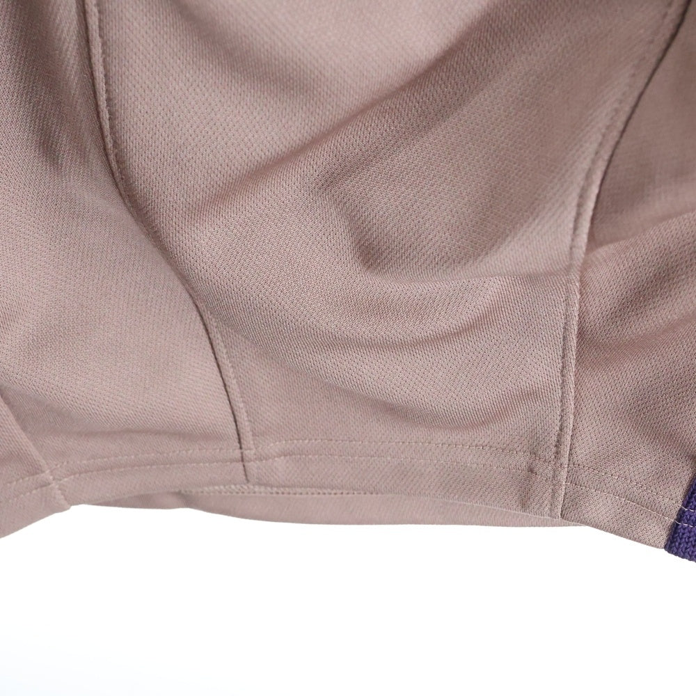 Needles(ニードルス) H.D. Track Pant ロゴ刺繍 ヒザデルトラックパンツ ワイドパンツ ベージュ LQ233