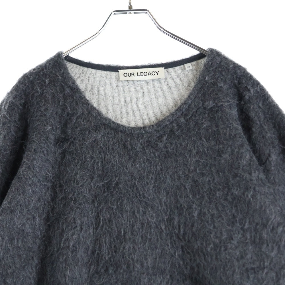 OUR LEGACY(アワーレガシー) DOUBLE LOCK U NECK クルーネック ウールニットセーター グレー M4226DDG