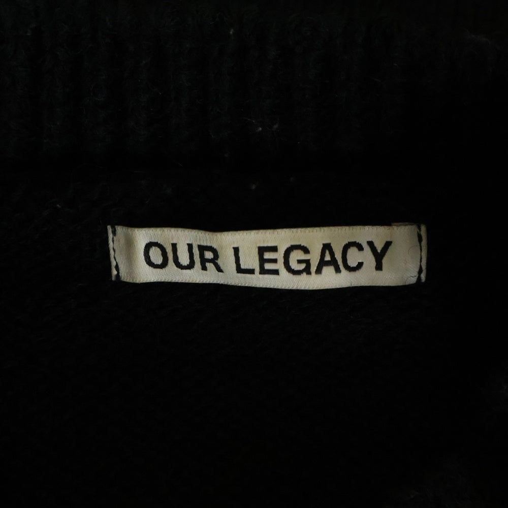 OUR LEGACY(アワーレガシー) WORK SHOP ROUNDNECK ハイネックニットセーター ブラック
