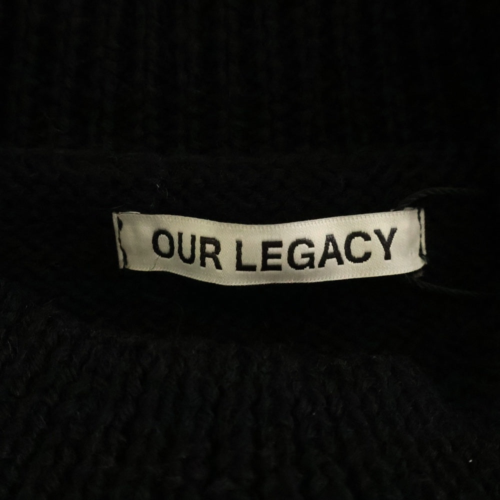 OUR LEGACY(アワーレガシー) WORK SHOP ROUNDNECK ハイネックニットセーター ブラック