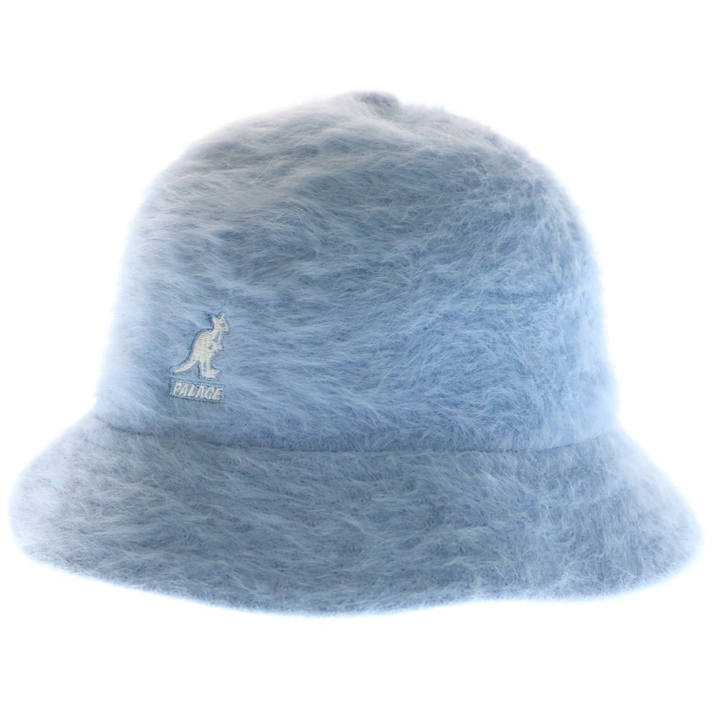 Palace Skateboards(パレススケートボーズ) 24AW ×KANGOL Furgora カンゴール ロゴ刺繍 バケットハット 帽子 ブルー