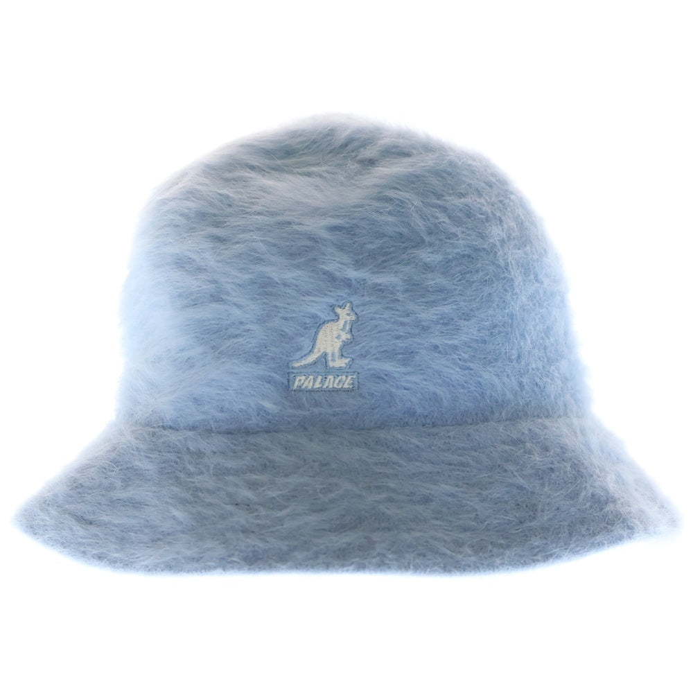 Palace Skateboards(パレススケートボーズ) 24AW ×KANGOL Furgora カンゴール ロゴ刺繍 バケットハット 帽子 ブルー