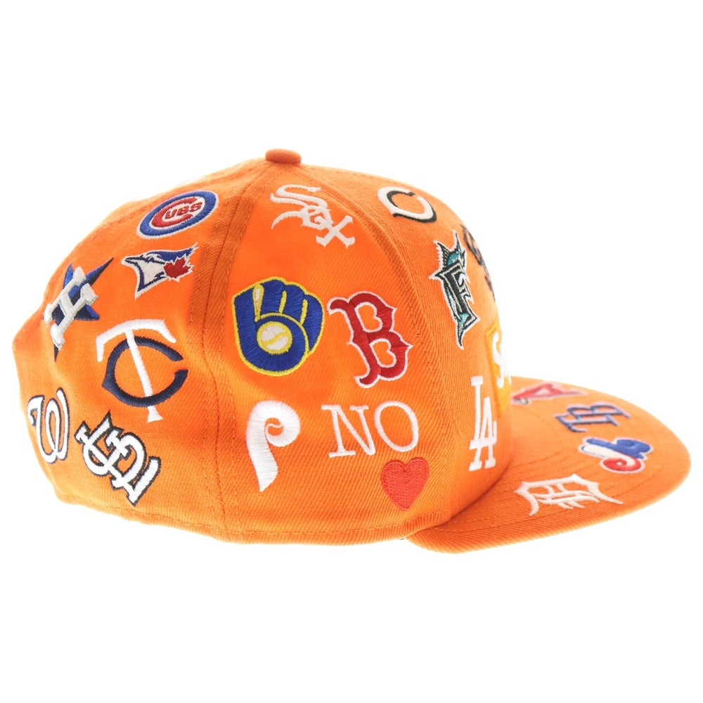 SUPREME(シュプリーム) 20SS MLB New Era ボックスロゴ ニューエラ ベースボールキャップ 帽子 オレンジ