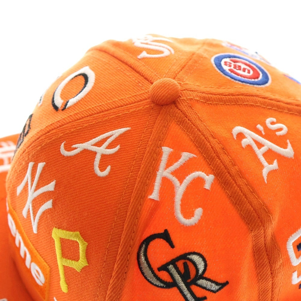 SUPREME(シュプリーム) 20SS MLB New Era ボックスロゴ ニューエラ ベースボールキャップ 帽子 オレンジ