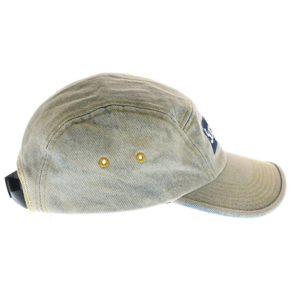 SUPREME(シュプリーム) 24SS Denim Camp Cap ボックスロゴ デニムキャンプキャップ 帽子 インディゴ