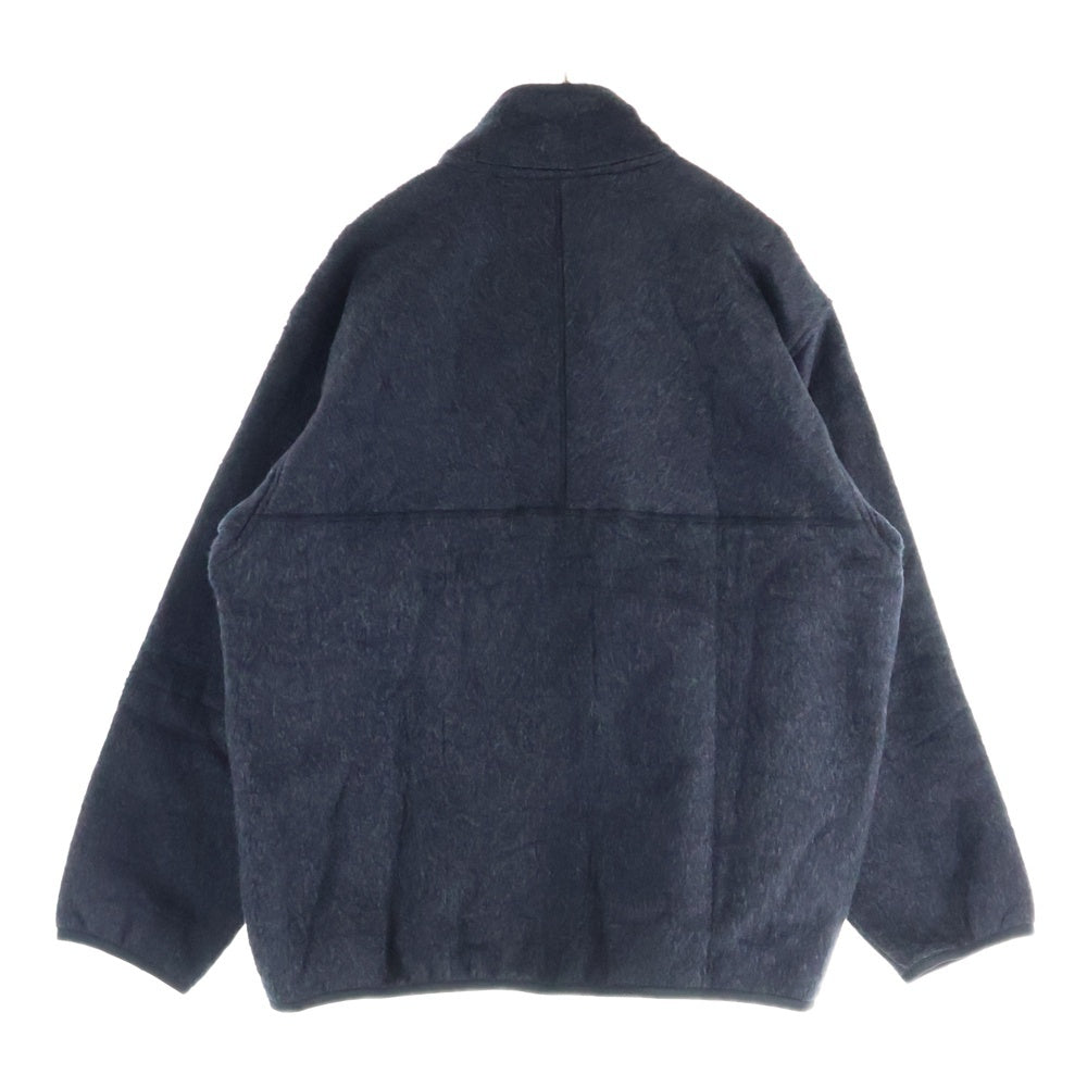 blurhms(ブラームス) 22AW Cotton Silk Fleece Snap P/O シルク混