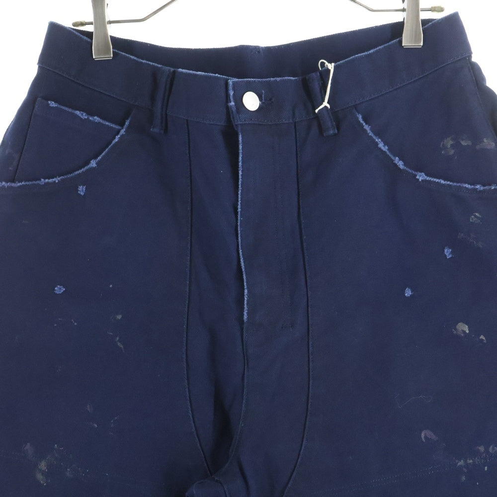 ANCELLM(アンセルム) WISM別注 DUCK PAINTER PANTS ウィズム ダメージ加工 ペインターパンツ ネイビー ACW-09