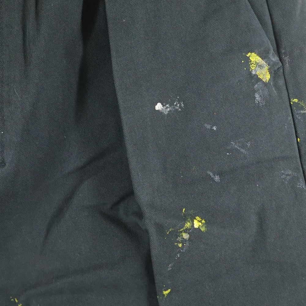 ANCELLM(アンセルム) PAINT CHINO TROUSERS ペイント チノパンツ ブラック ANC-PT29-B