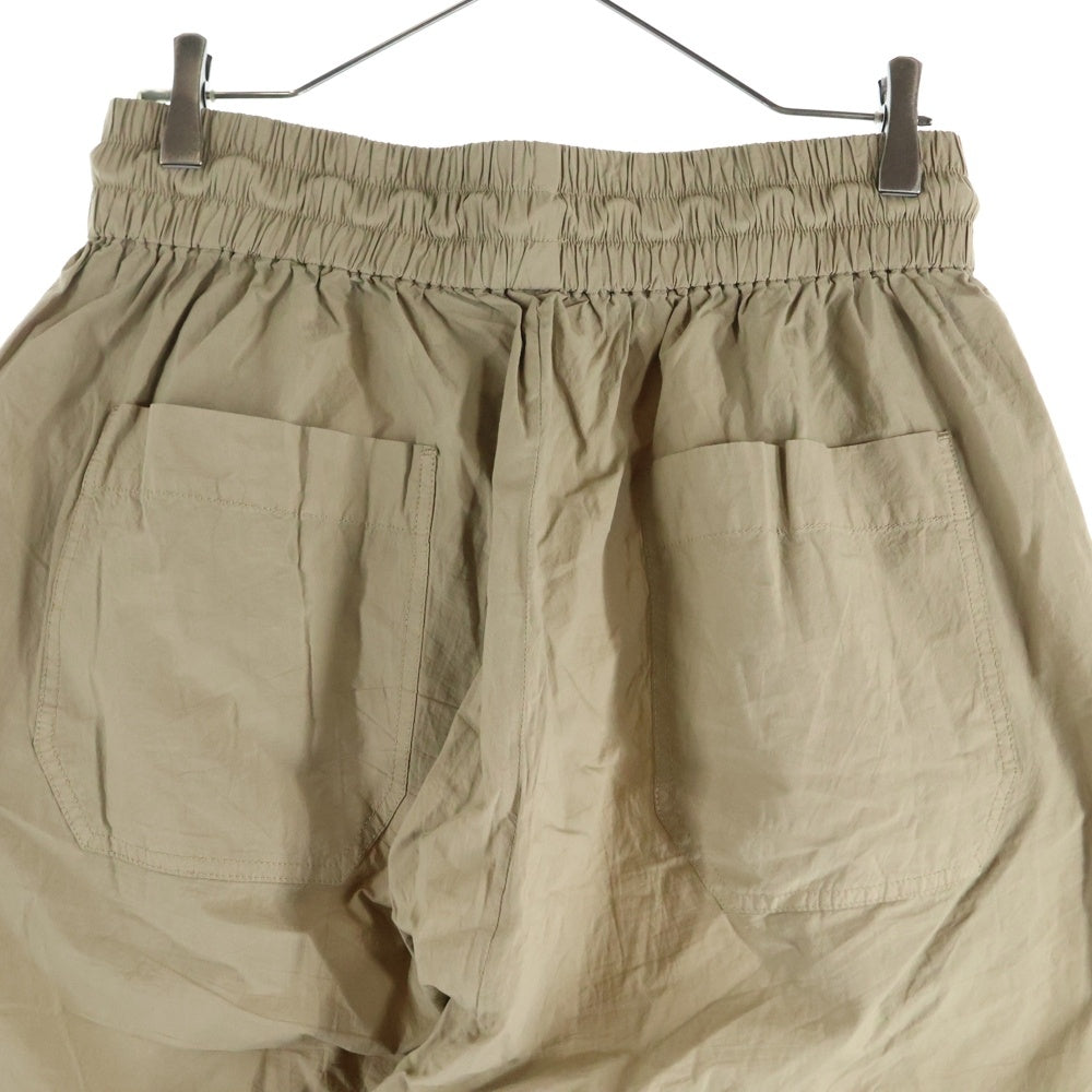 ANCELLM(アンセルム) DYED EASY SLACKS イージースラックス ワイドパンツ ベージュ ANC-PT23